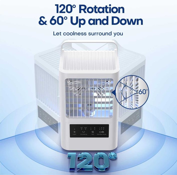 Nowy klimatyzator / klimator / mobilny / mini / LED/OMISOON !8472!