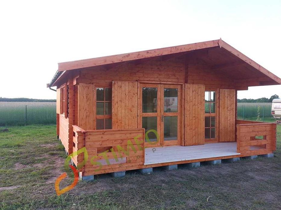 Domek letniskowy drewniany bez pozwolenia taras