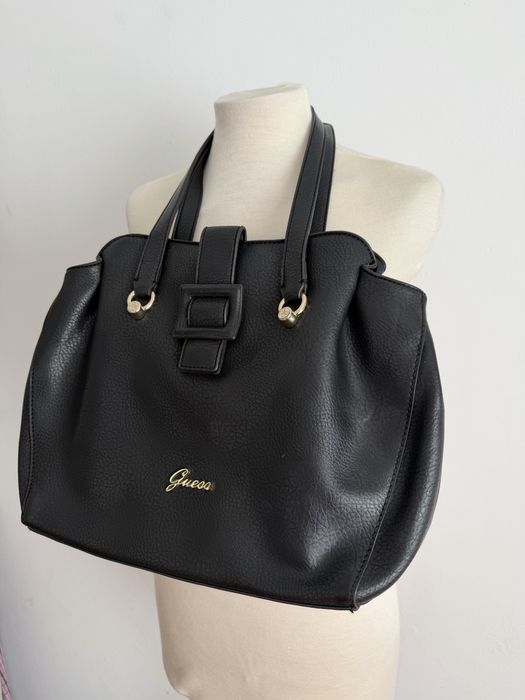 Mala Guess Preta Original - Estilo Clássico
