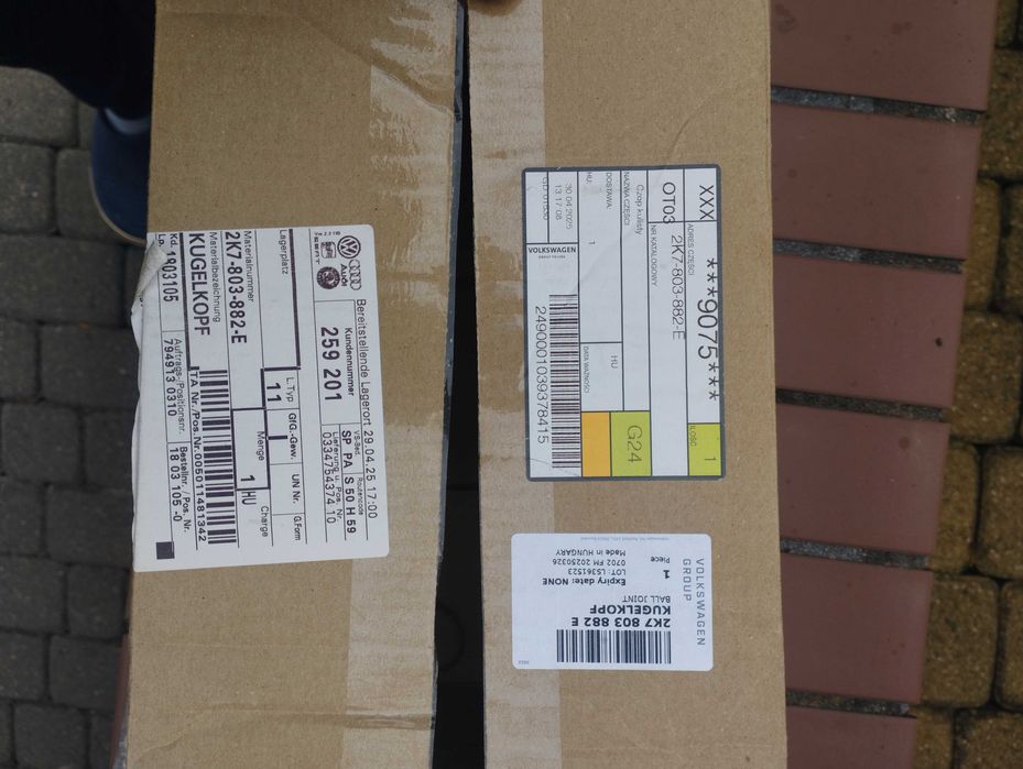 Kula haka holowniczego VW CADDY