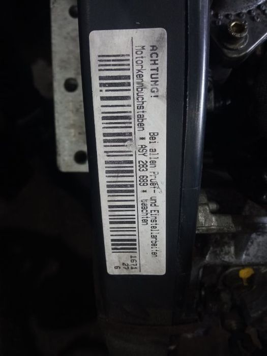 Motor Volkswagen Golf IV 1.9 SDI REF: ASY ( Polo, Seat Ibiza)