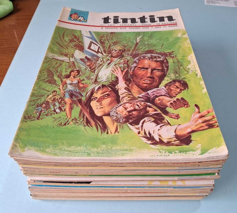 Revista TINTIN - 11º Ano completo Nº 1 a 52