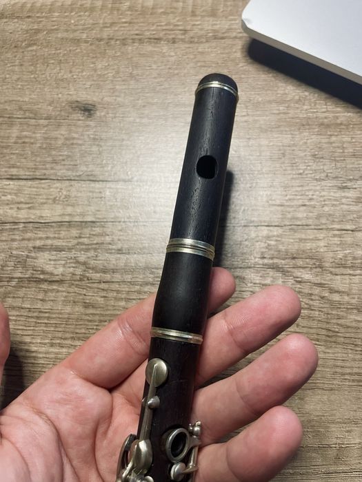 Drewniany flet poprzeczny piccolo XIX wiek