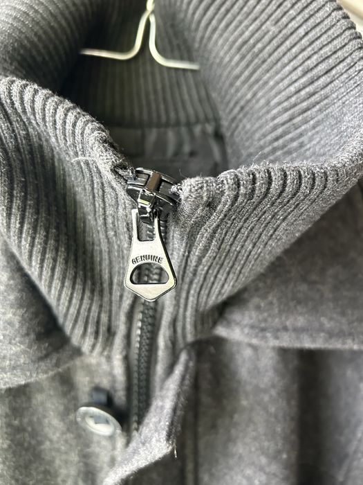 Casaco comprido, cinzento