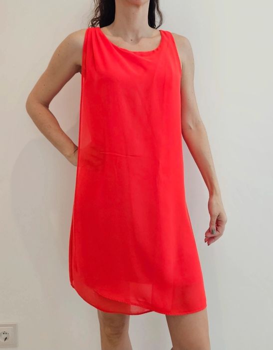 Vestido vermelho Naf Naf M