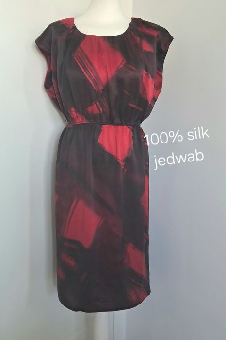 Jedwabna sukienka 38