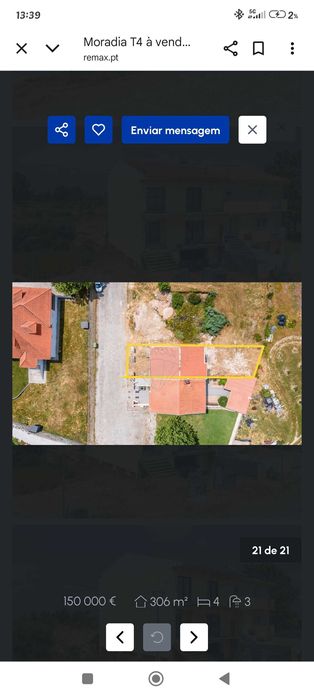 Moradia Geminada em Fase de Acabamentos