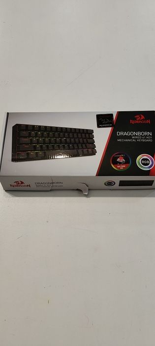 Klawiatura Redragon dragonborn WIRED 61 key mechanical keyboard RGB