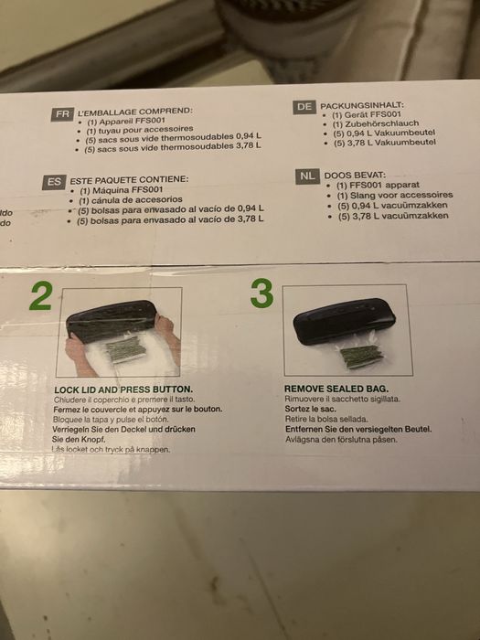 Maquina de vacuum nova embalagem celada