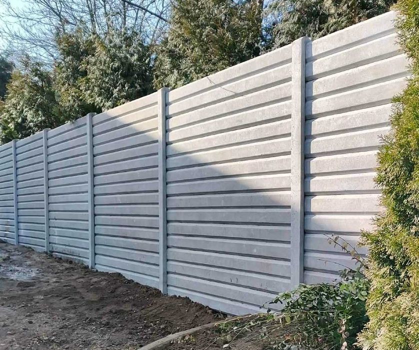 Ogrodzenia Betonowe ,wzór dwustronny, Garaże , Płoty , Wiaty do 3,5m