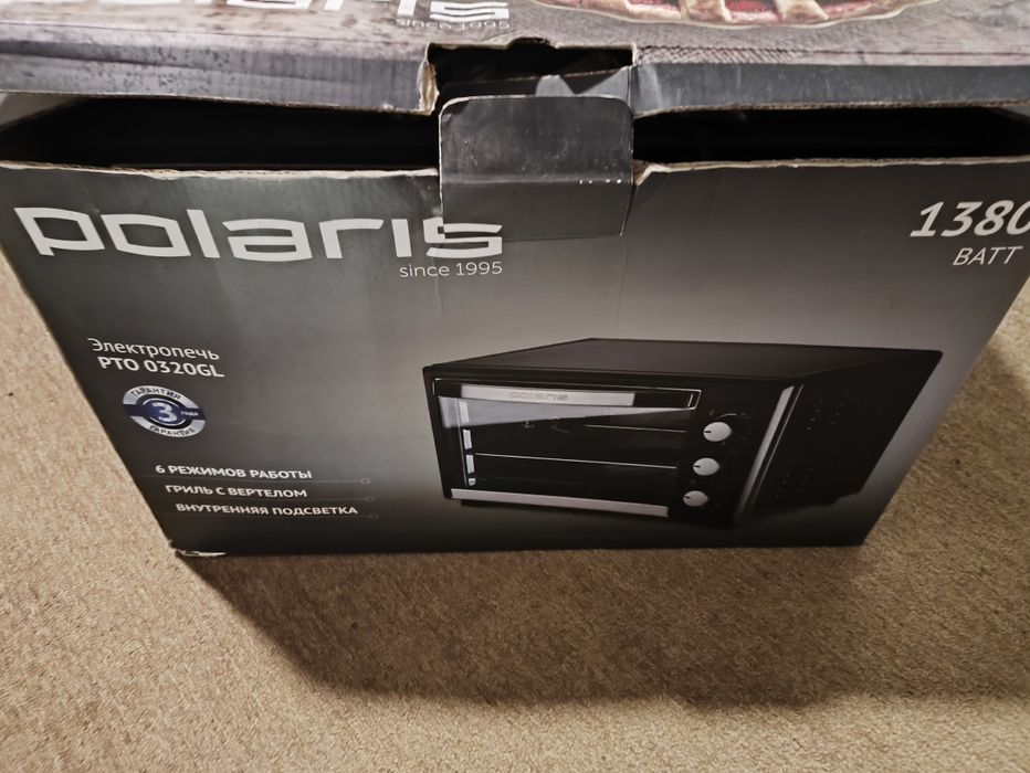 Электропечь POLARIS PTO 0320 GL Б/у