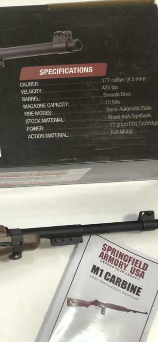 Vendo Carabina M1 Carbine Springfield CO2 Pressão de Ar