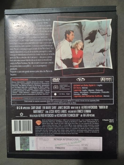 Dvd Intriga Internacional