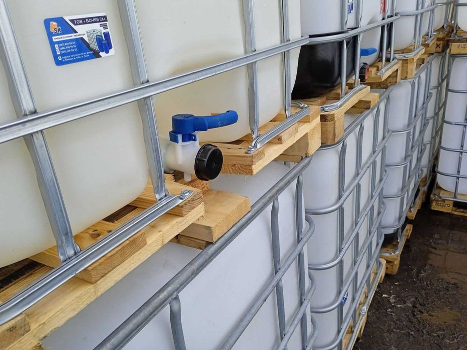 Євро куб 1000л б/в (тара, ємність, бочка)