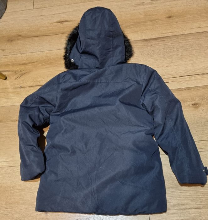 Kurtka 146 152 zimowa granatowa dla dziewczynki