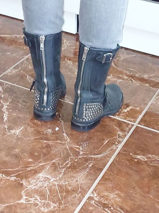 Ботинки кожаные 38 размер