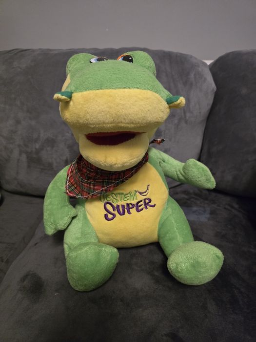 Krokodyl pluszowy 35cm jak nowy