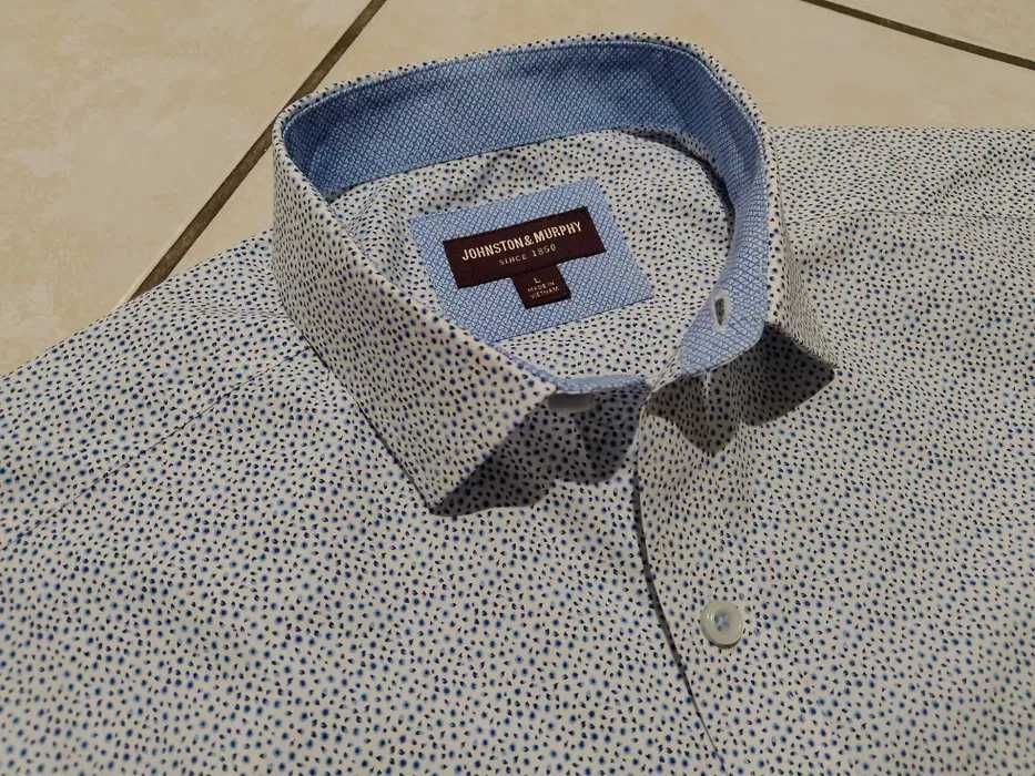 JOHNSTON & MURPHY USA - NOWA! z LOGO Koszula Męska rozmiar XL