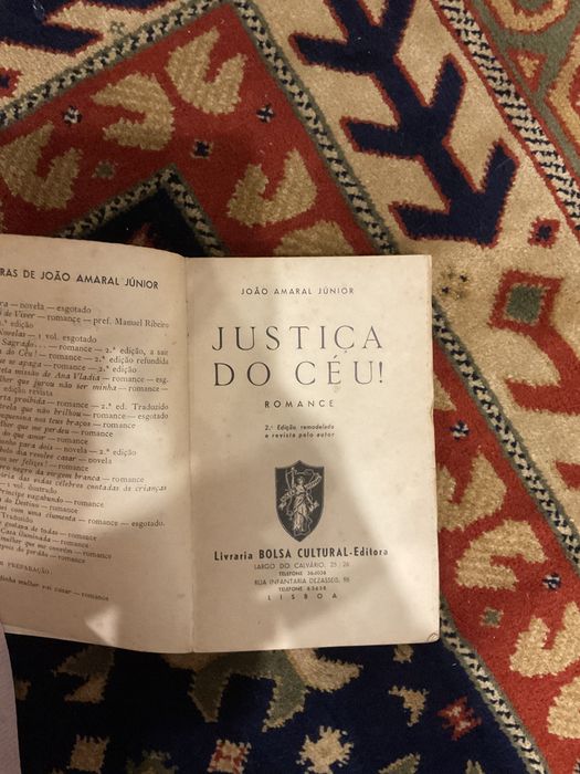 Livro raro de João Amaral Júnior - justiça do céu!
