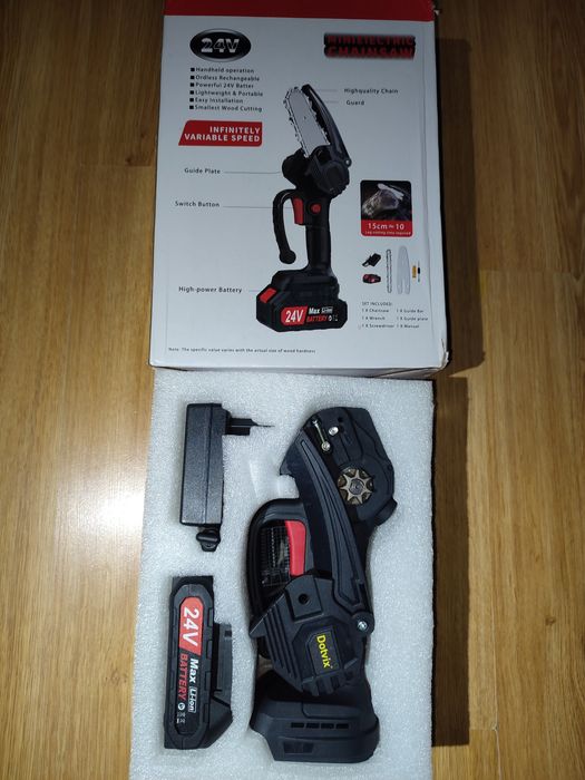 Міні пила електрична ланцюгова акумуляторна  Mini Electric Chainsaw