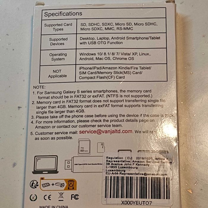 Czytnik kart Vanja USB 2.0