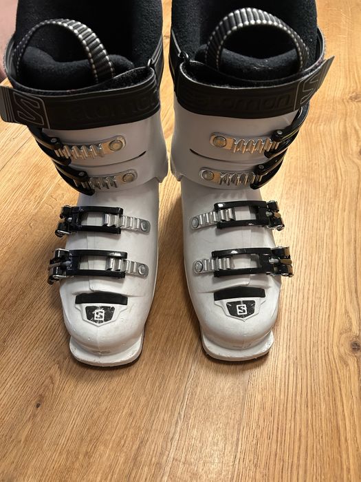 Zestaw salomon narty 110cm buty 22cm