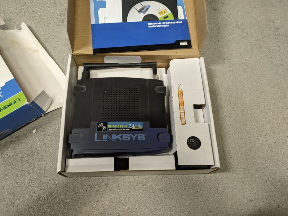 Kultowy router Linksys WRT54GL Tomato 2,4GHz LAN QOS