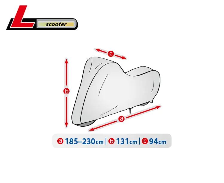 Pokrowiec Na Skuter | Plandeka L | Całoroczna | Trwała | 185-230cm