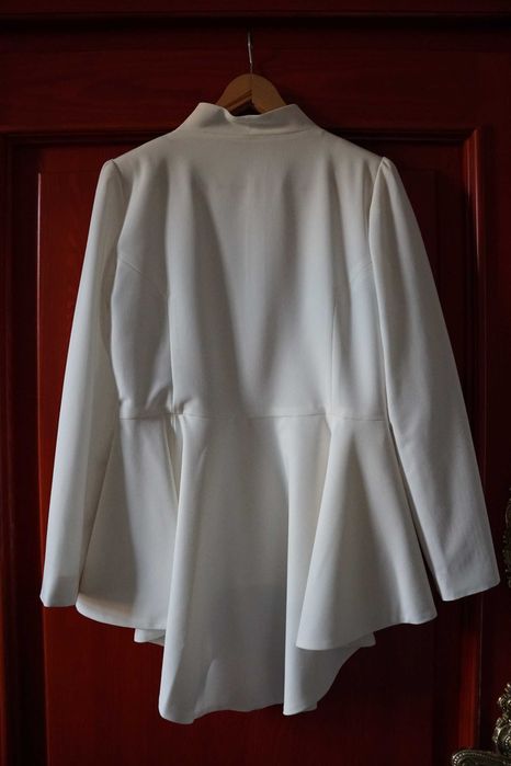 Żakiet ślubny vintage tren