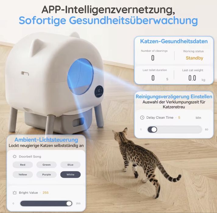 Automatyczna kuweta dla kota - Nowa