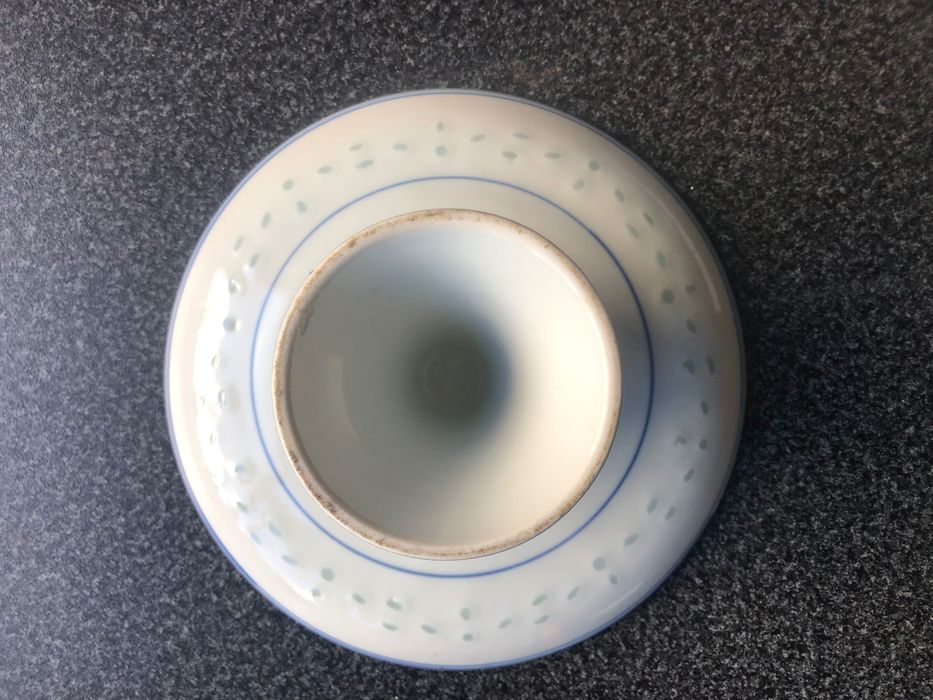 Prato porcelana chinesa com pé