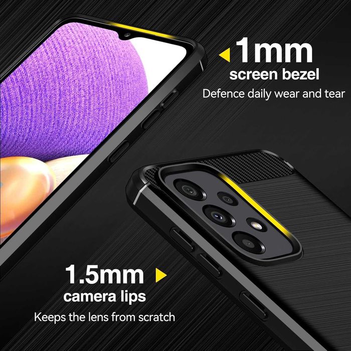 Etui plecki ochronne iVoler do Smartfonu Samsunga Galaxy A32 5G czarne