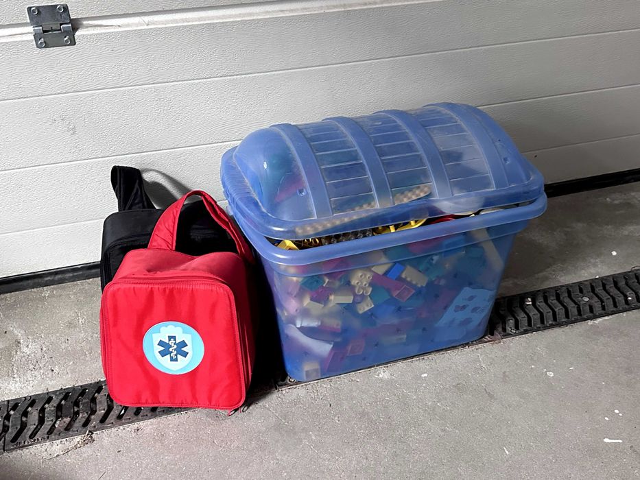 Wielki Zestaw LEGO DUPLO | Kolejka + Klocki (20 kg!) + Dodatki