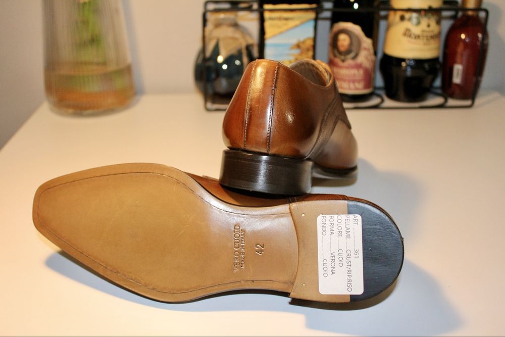 Włoskie buty skórzane Andrea Nobile 42 – Made in Italy – nowe
