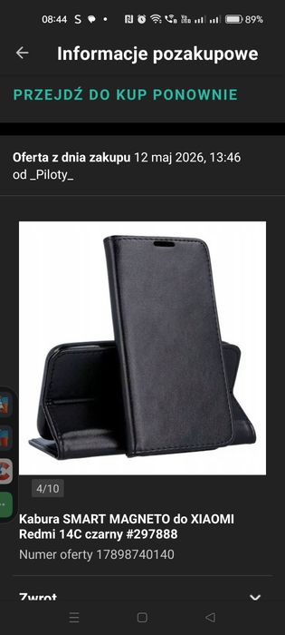 Kabura etui do Xiaomi Redmi 14c Nowa