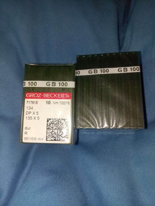 Швейні голки GROZ-BECKERT 10 пачек