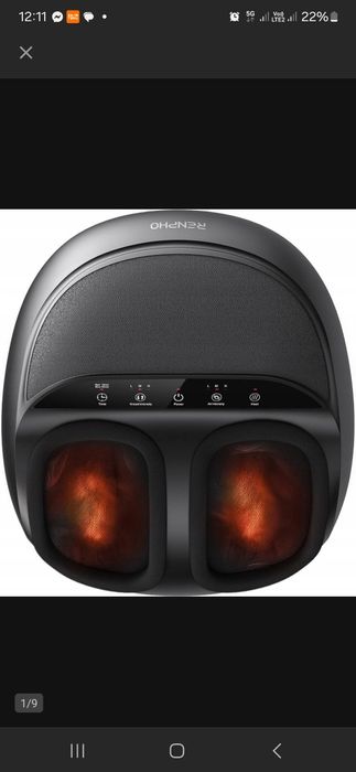 Masażer do stóp ogrzewanie na podczerwień Shiatsu Renpho FM059R