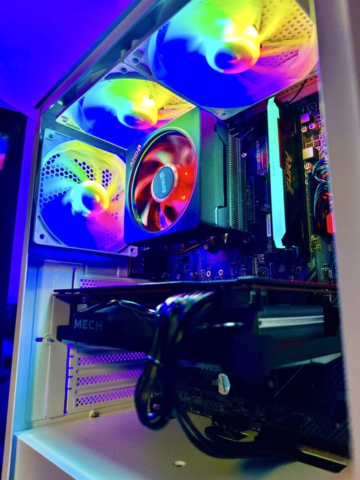 Komputer RX 6700 XT/RTX 3070 | R5 5600 | 16gb | rgb do grania msi