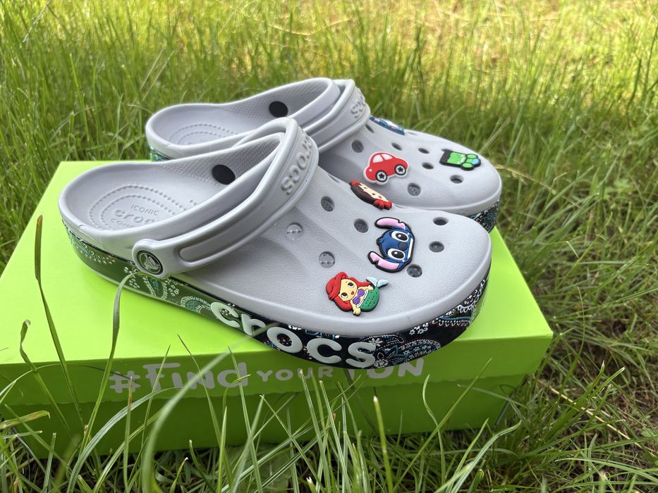 Крокси жіночі сірі Crocs сірого кольору 39, 40/41 розмір