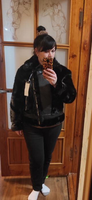 Розпродаж .Шуба-дублянка  еко норка