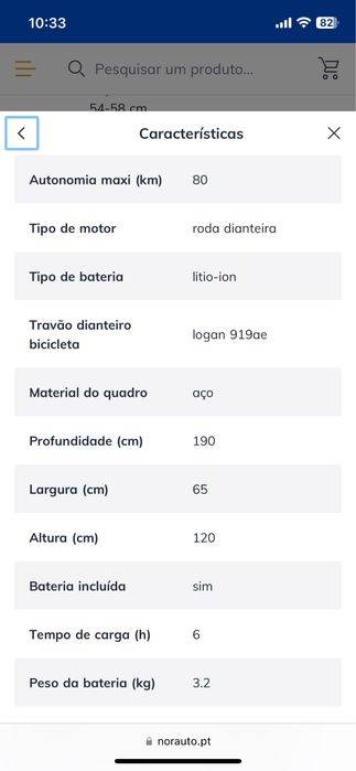 Bicicleta eletrica quadro M