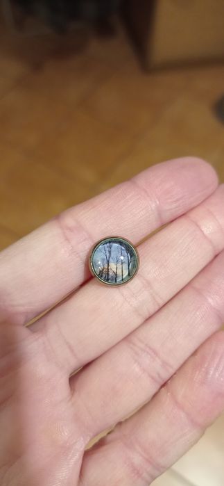 Kolczyk 1 sztuka wkrętka drzewa