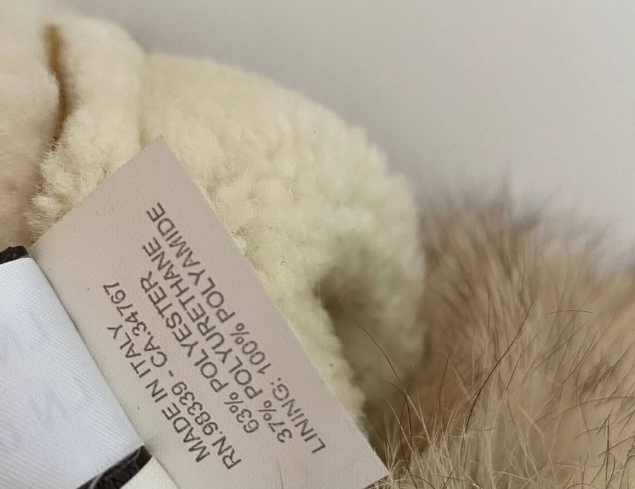 Сумка Prada шкіра та хутро