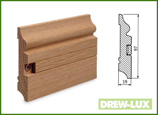 Listwy przypodłogowe drewniane dębowe- producent