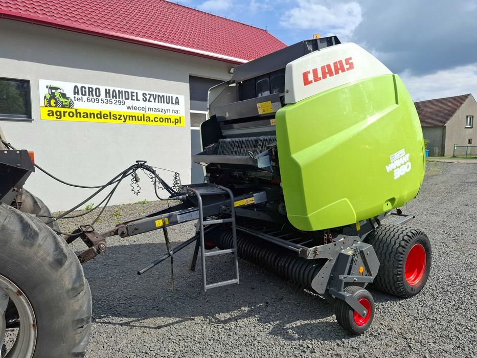 Prasa CLAAS VARIANT 380, ROTOR, SIATKA, 17400 balotów