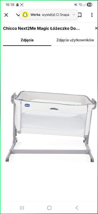 Dostawka Chicco Next 2 Me