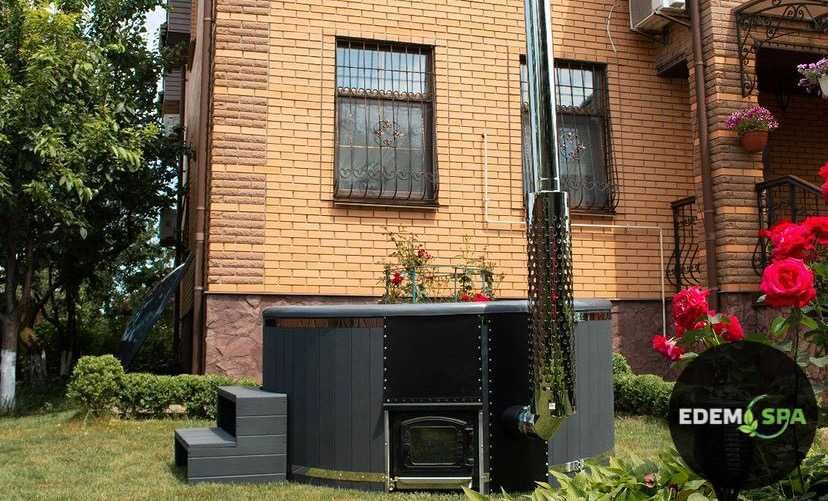 SPA на дровах. Vip баня. Купель на вулиці. Джакузі. Лазня