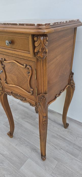 Szafka stylowa Chippendale Komoda Marmur