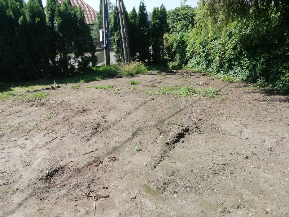 Usługi glebogryzarką separacyjną, glebogryzarka separacyjna,trawnik