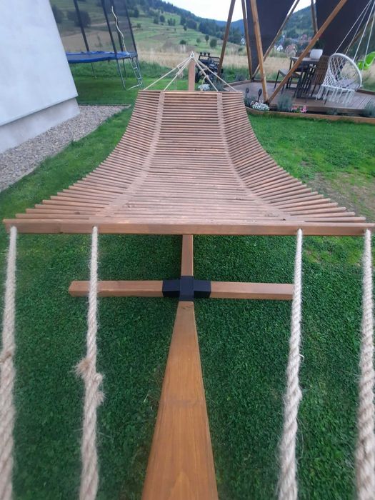 Nowoczesny Hamak Drewniany